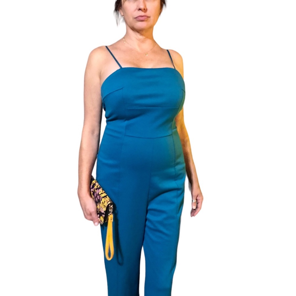 Teal Spring Jumpsuit ! So comfy!
